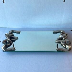 Vintage Gsa Goddinger Vanity Mirror w/Bows